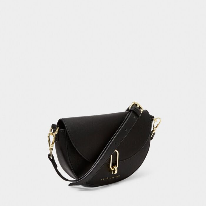 Katie Loxton Quinn Mini Saddle Bag - Black